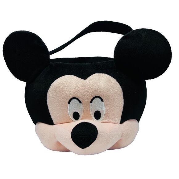 Disney Other - Disney Mickey Mouse Jumbo Plush Easter Halloween Basket 17" H x 14" W Black
